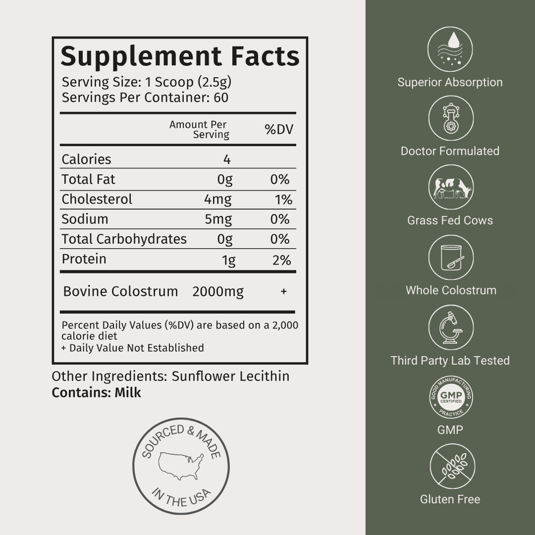 Liposomal Colostrum Powder