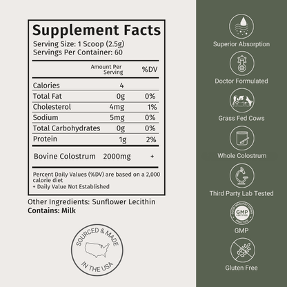 Liposomal Colostrum Powder